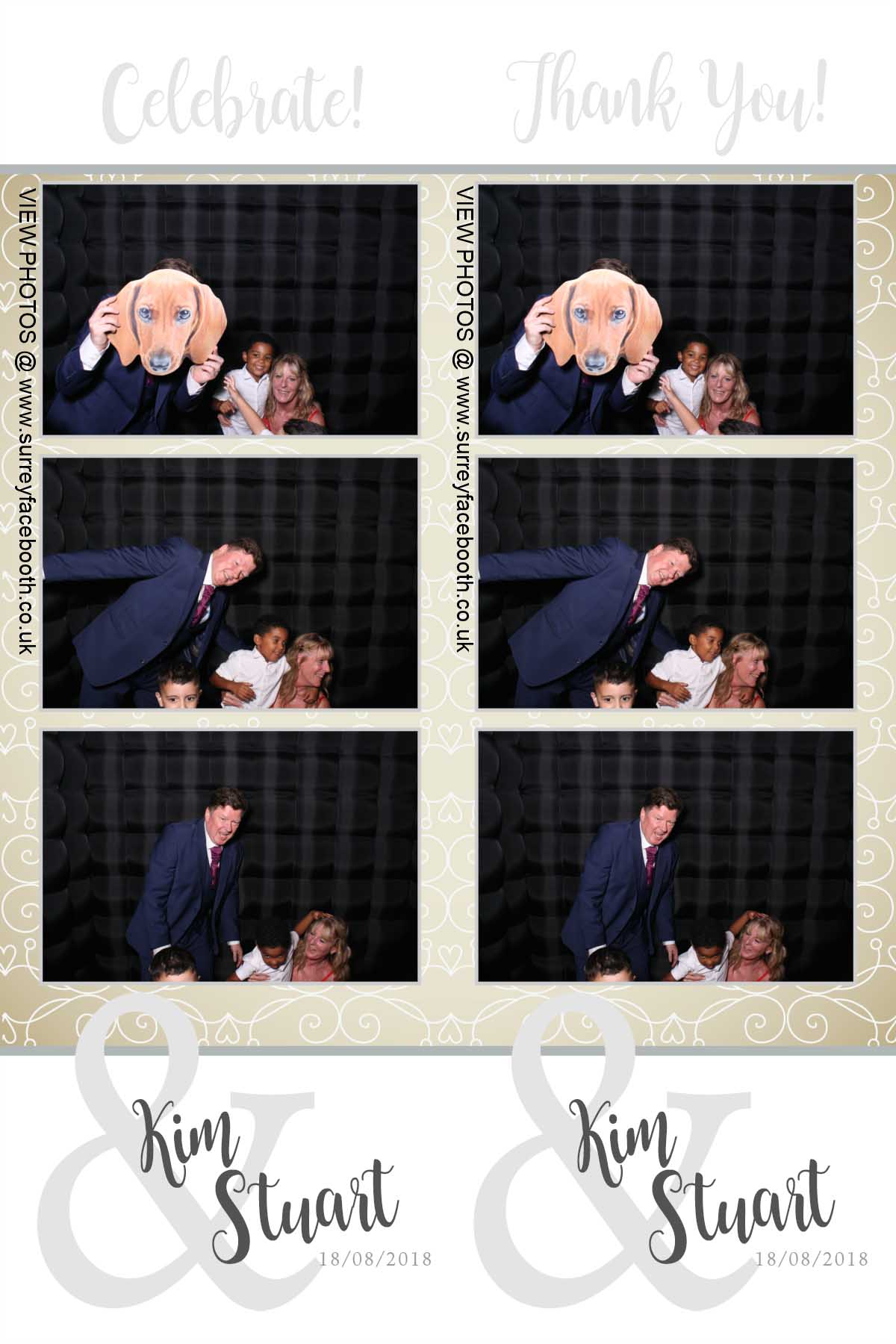 Kim and Stuart's Wedding  | View more photos from the event at galleries.surreyfacebooth.co.uk/u/Surrey-FaceBooth/Kim-and-Stuarts-Wedding